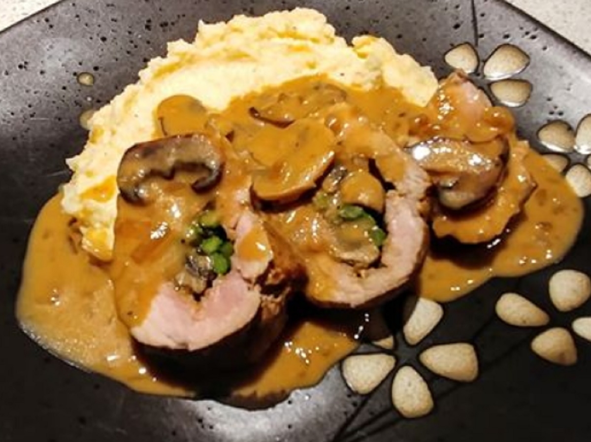 Recette: Filet de porc farci.