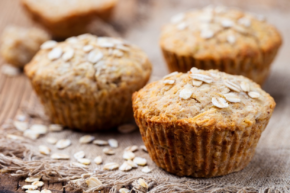 Recette : Muffins au gruau d'avoine