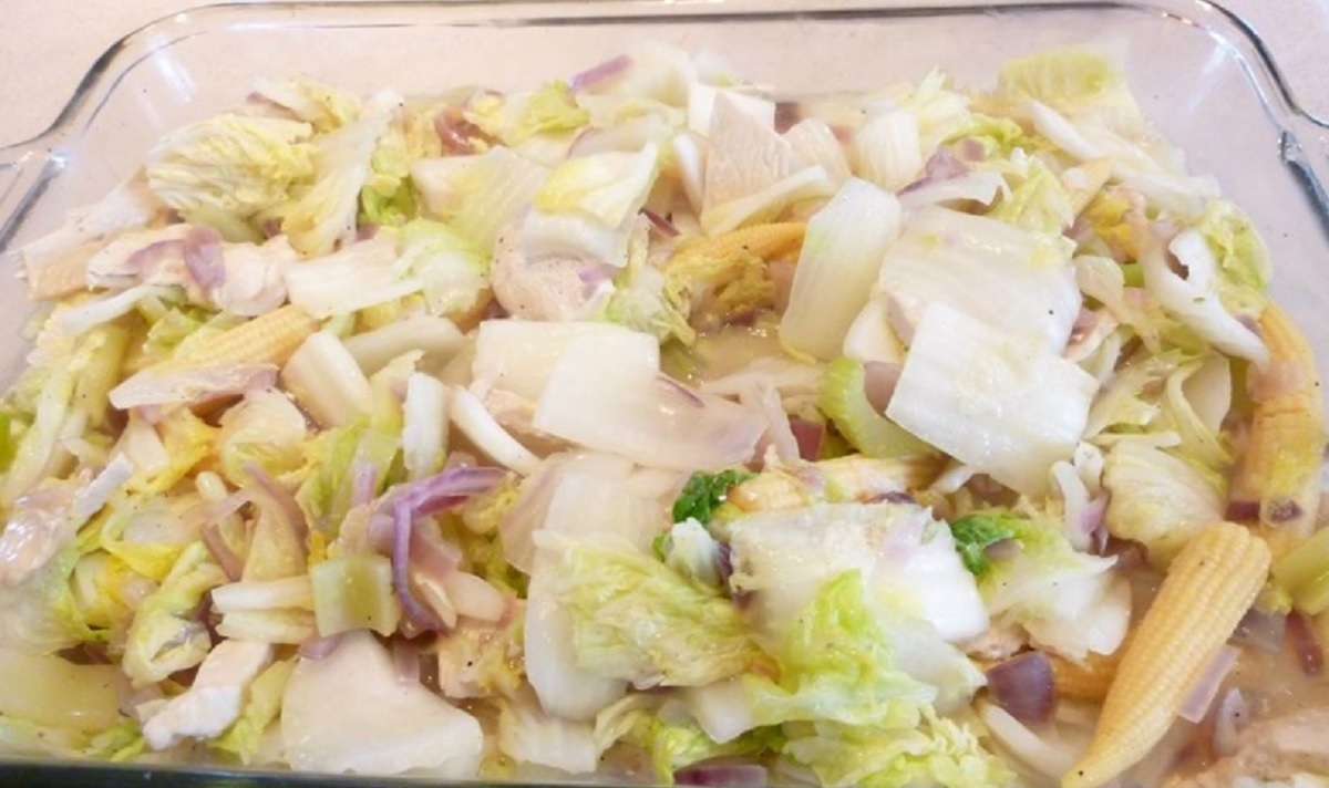 Recette: Salade chaude de chou chinois au poulet.