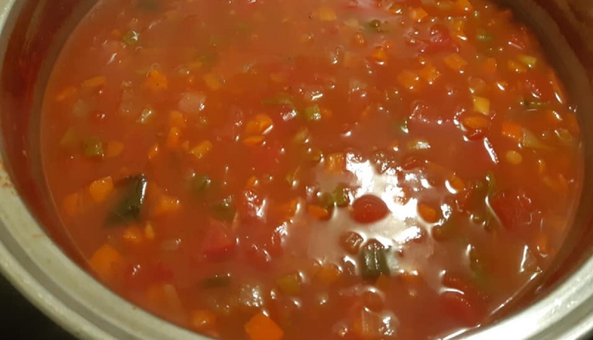 Recette: Soupe aux lgumes, vide frigo.