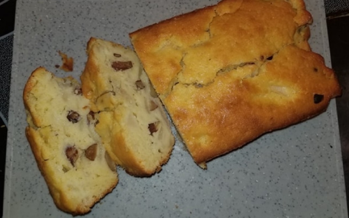 Recette: Pain aux poires et amandes.