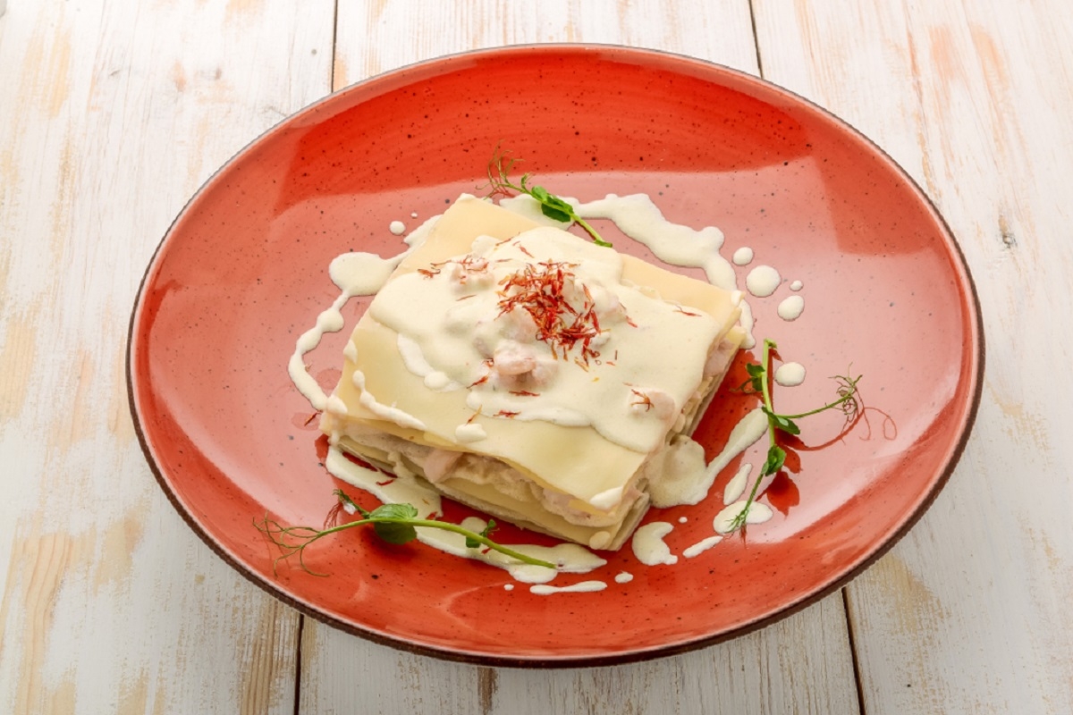 Recette : Lasagne au saumon et crevettes