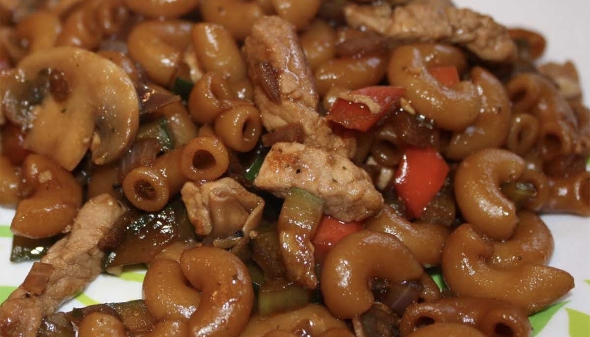 Recette: Macaroni chinois au poulet top dlice.