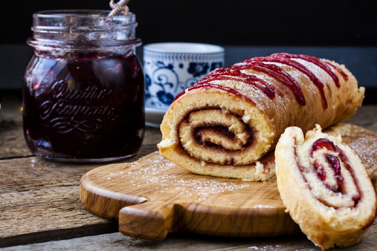 Recette : Gteau roul  la confiture de maman