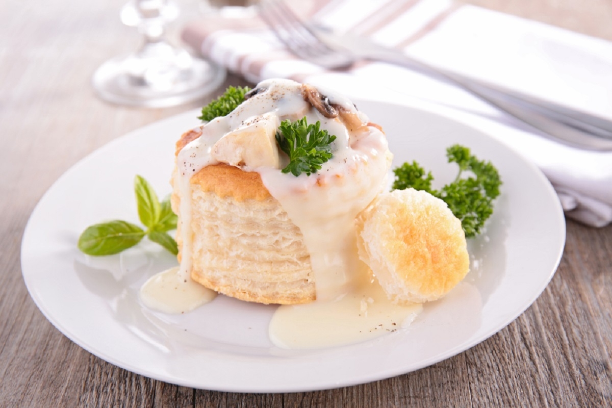  Recette : Vol-au-vent au poulet maison d�licieux