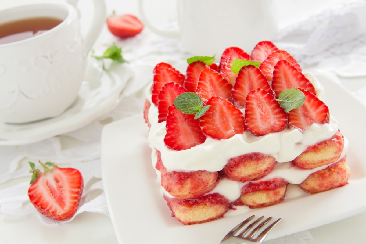 Le meilleur tiramisu aux fraises que vous aurez jamais mang.