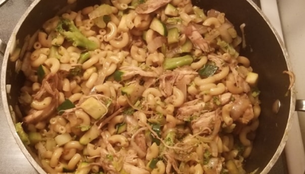 Recette: Macaronis au poulet.