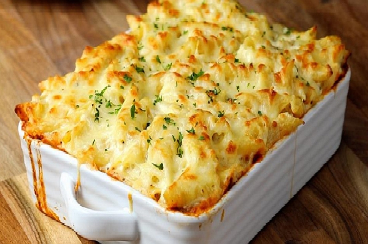 Pour faire un peu changement, essayez cette lasagne au poulet  la sauce blanche, c'est dlicieux.