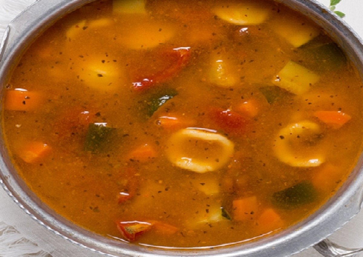 Une d�licieuse soupe minestrone � essayer