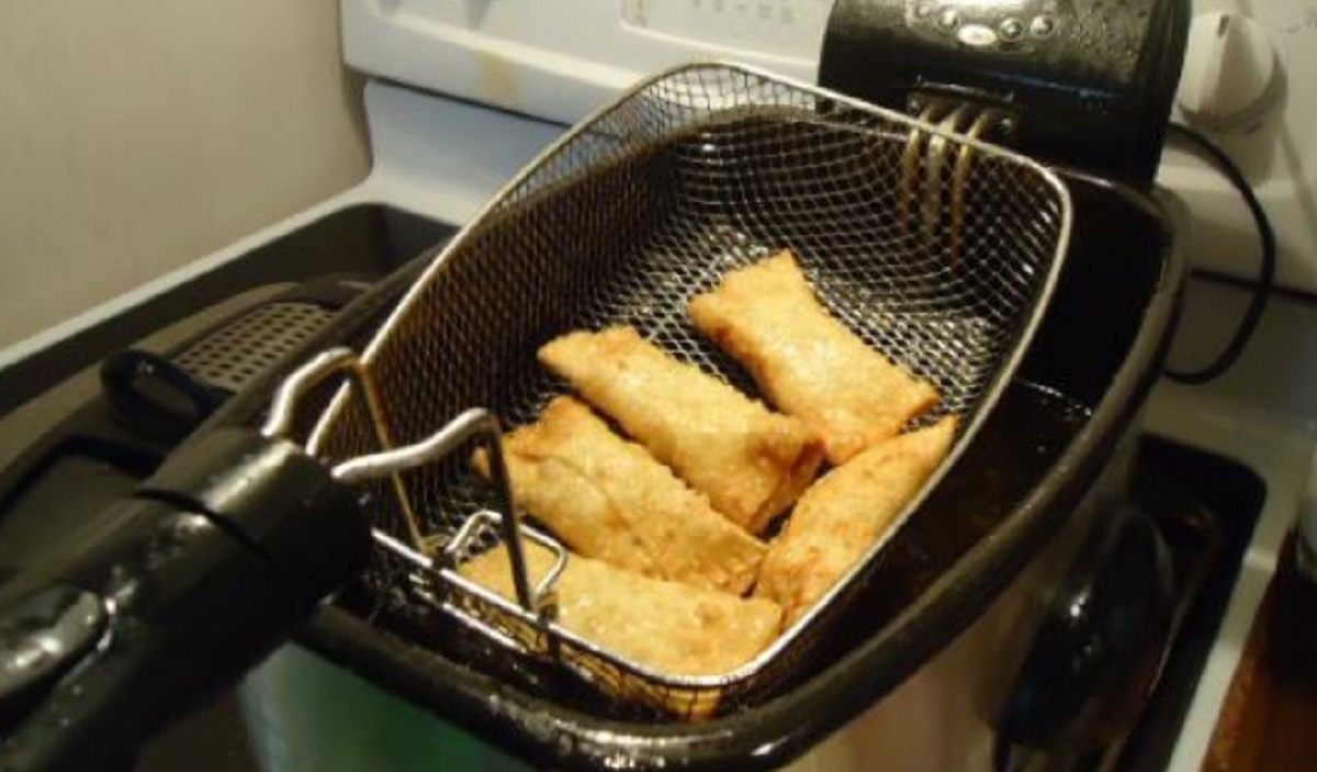 Recette: Egg-roll pizza de maman.