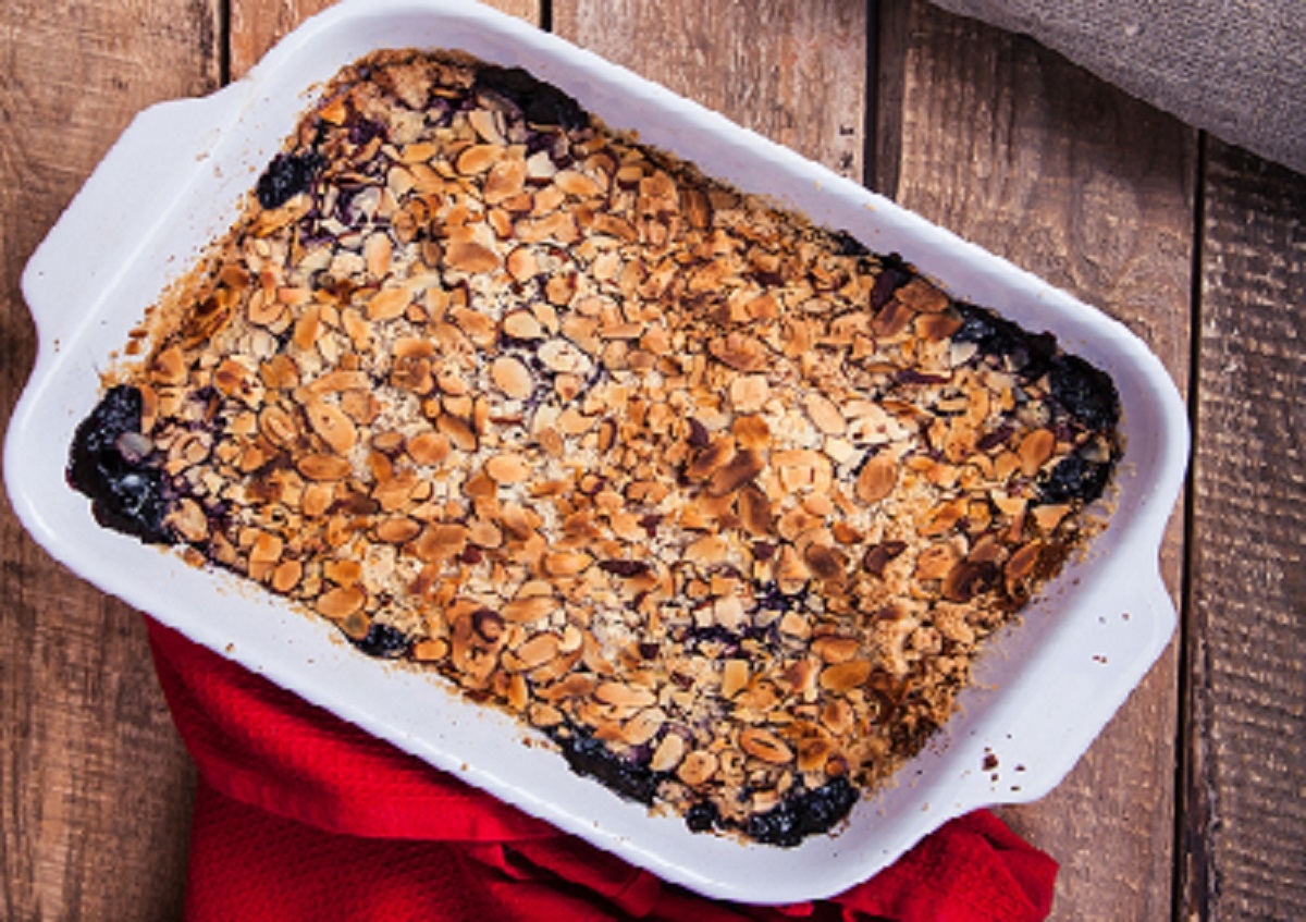 Une bonne croustade aux framboises et aux bleuets, une tr�s bonne id�e de dessert. 