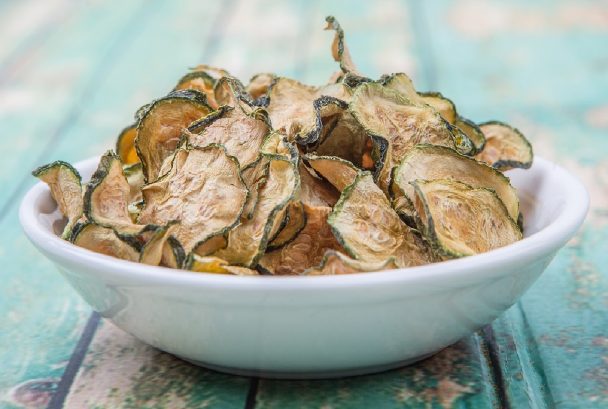 Ces chips de concombre au sel et vinaigre sont excellentes. 