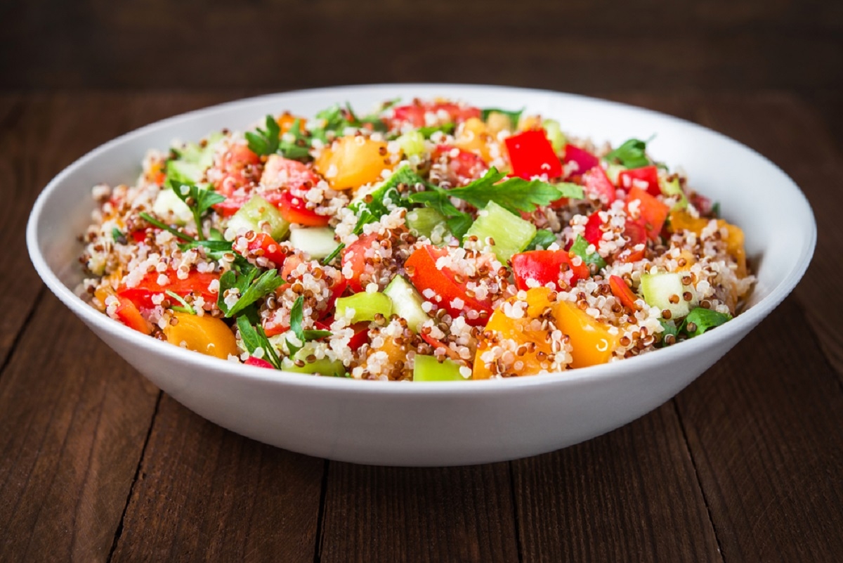 Cette salade asiatique au quinoa est dlicieuse,  essayer. 