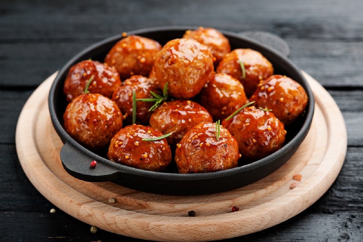 Comme ap�ro ou repas, les boulettes sucr�es au jambon sont une bonne option.