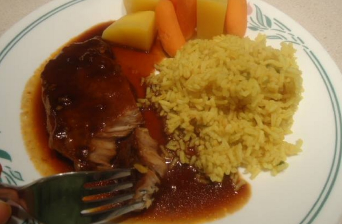 Recette: Steak de porc�(�la longe) � la mijoteuse.