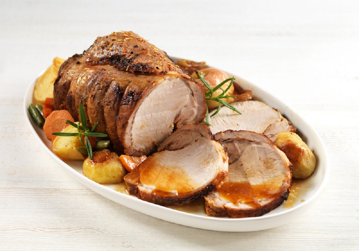 Le dimanche, j'aime bien pr�parer un bon r�ti de porc � la mijoteuse. 