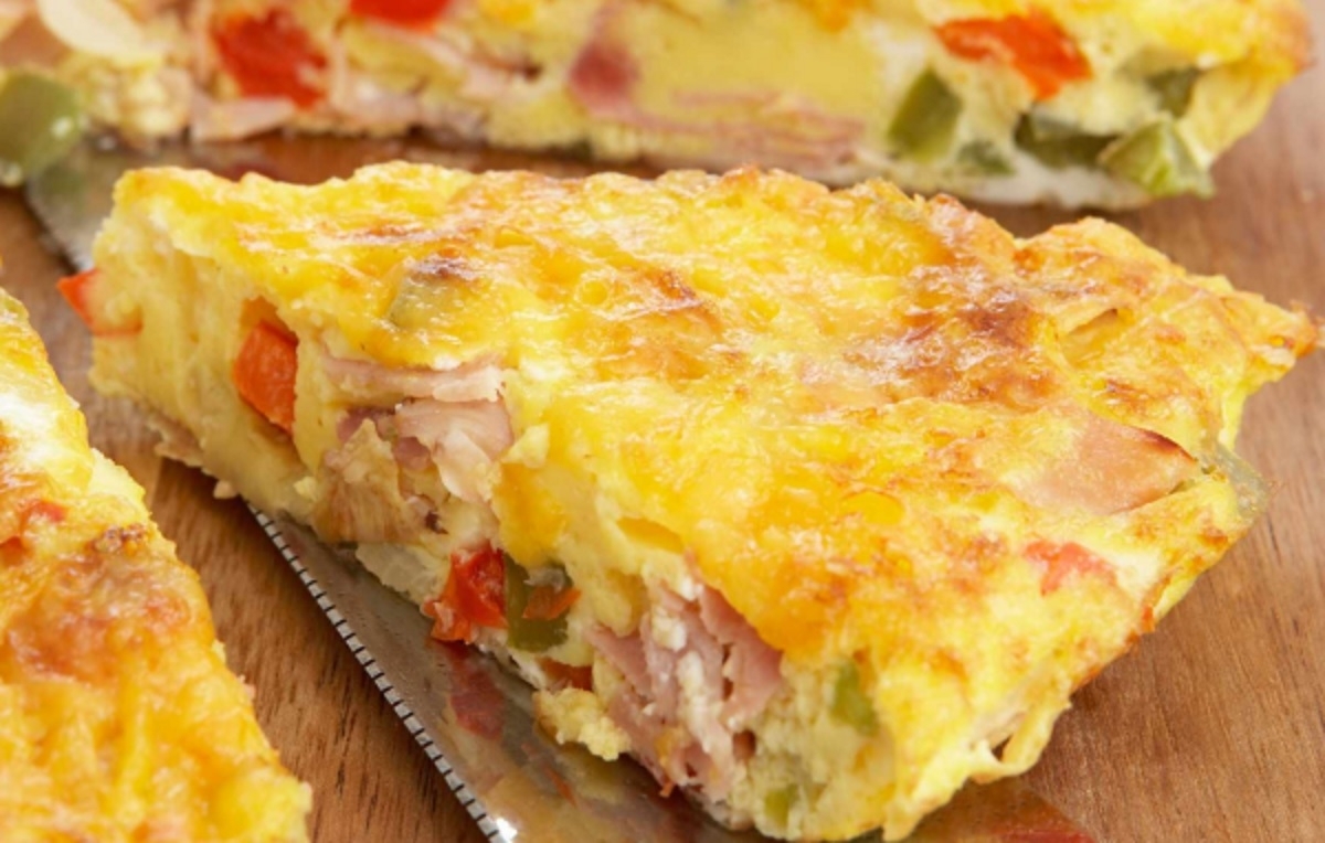 Une bonne omelette western pour commencer la journ�e du bon pied!