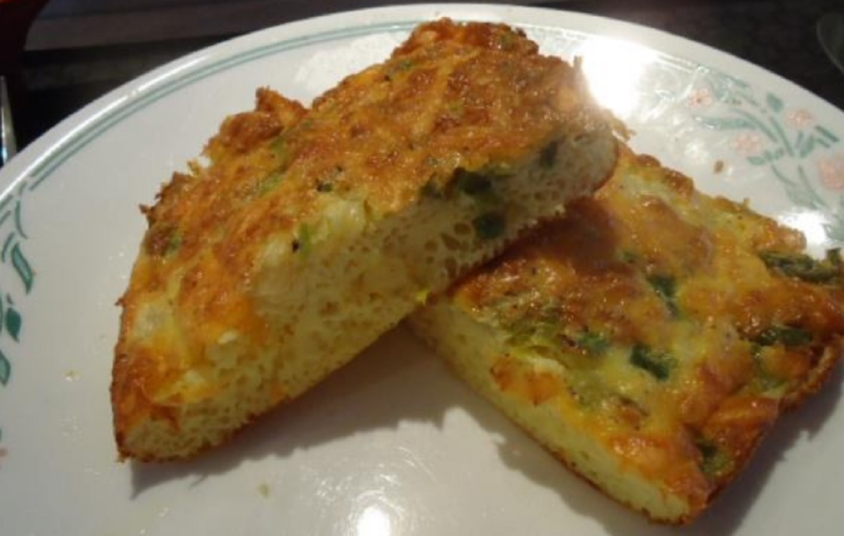 Recette: Omelette soufl� aux l�gumes.