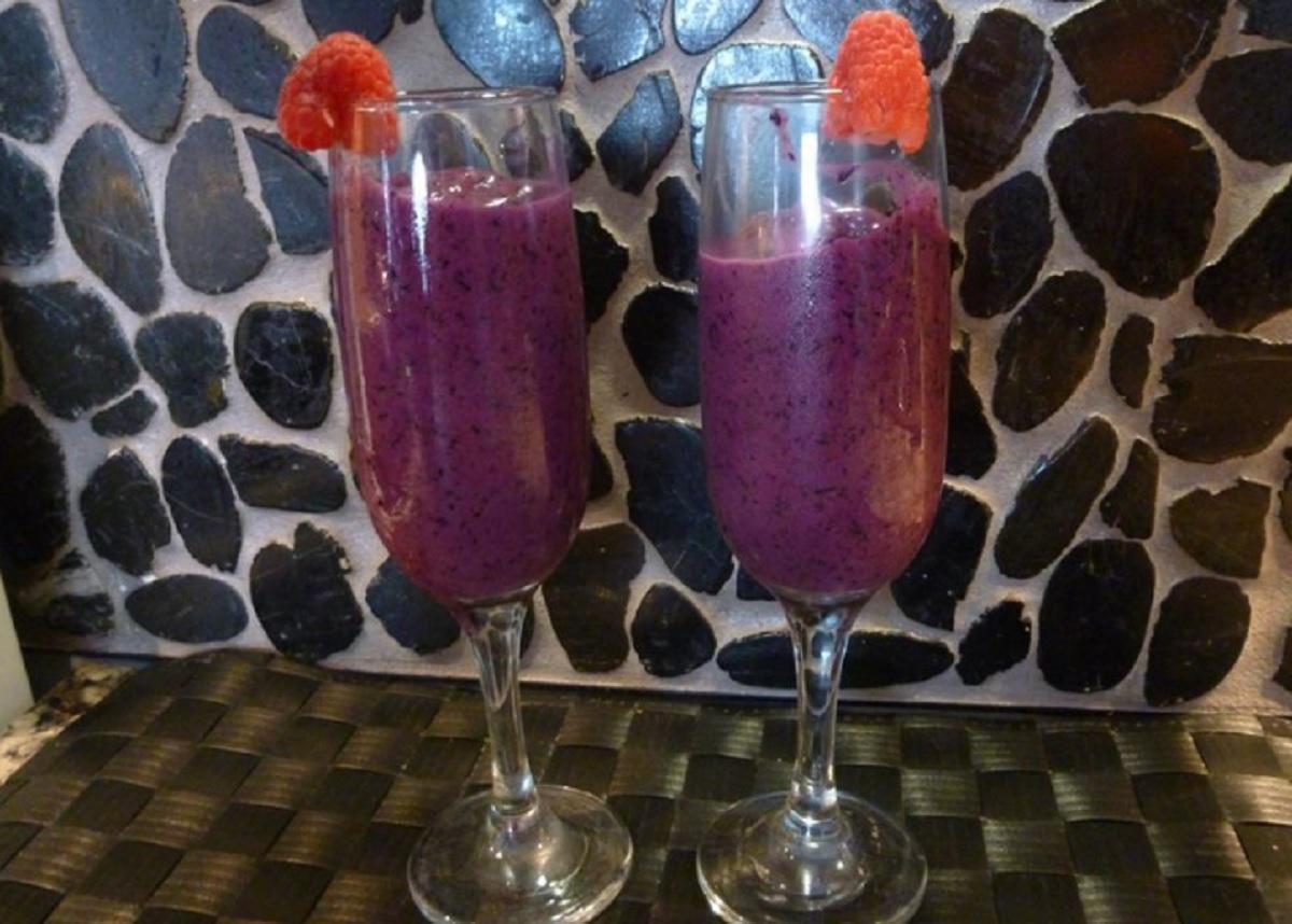 Recette: Smoothies aux bleuets de maman.