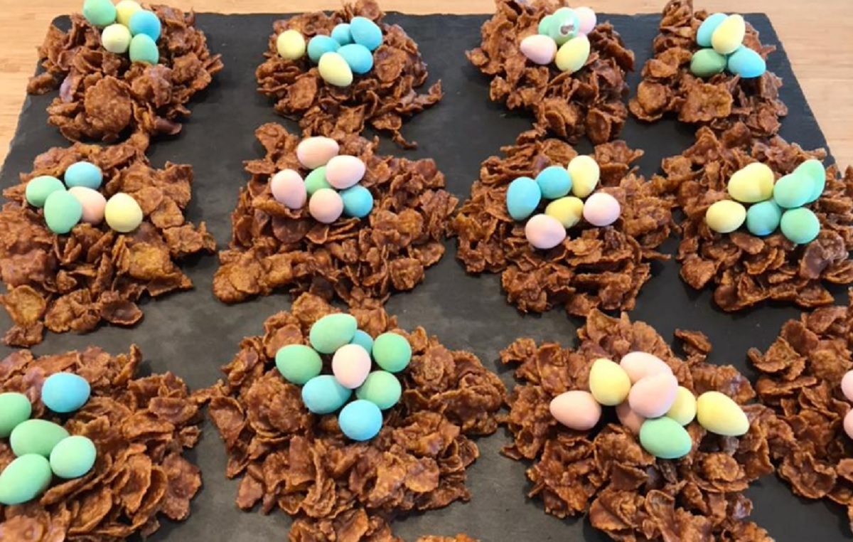 Recette: Petits nids de P�ques.