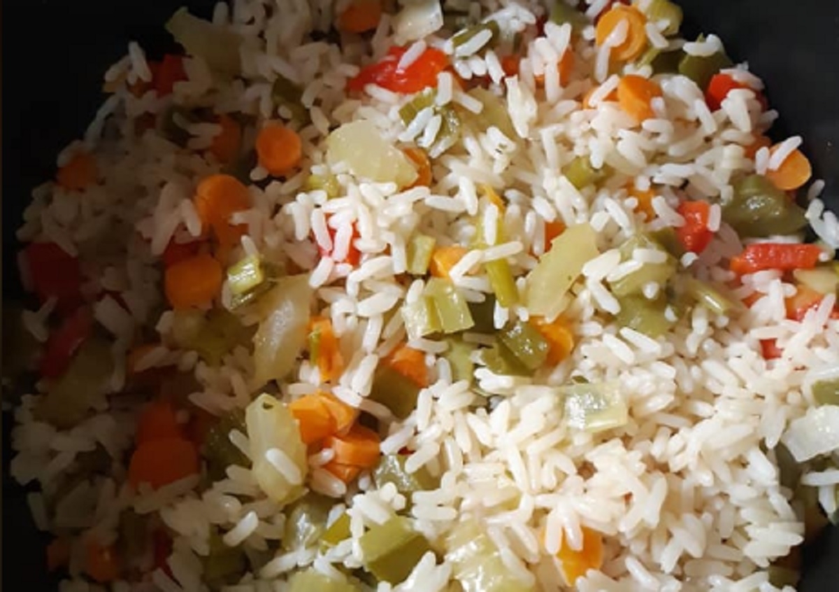 Recette: Riz aux lgumes assaisonns.