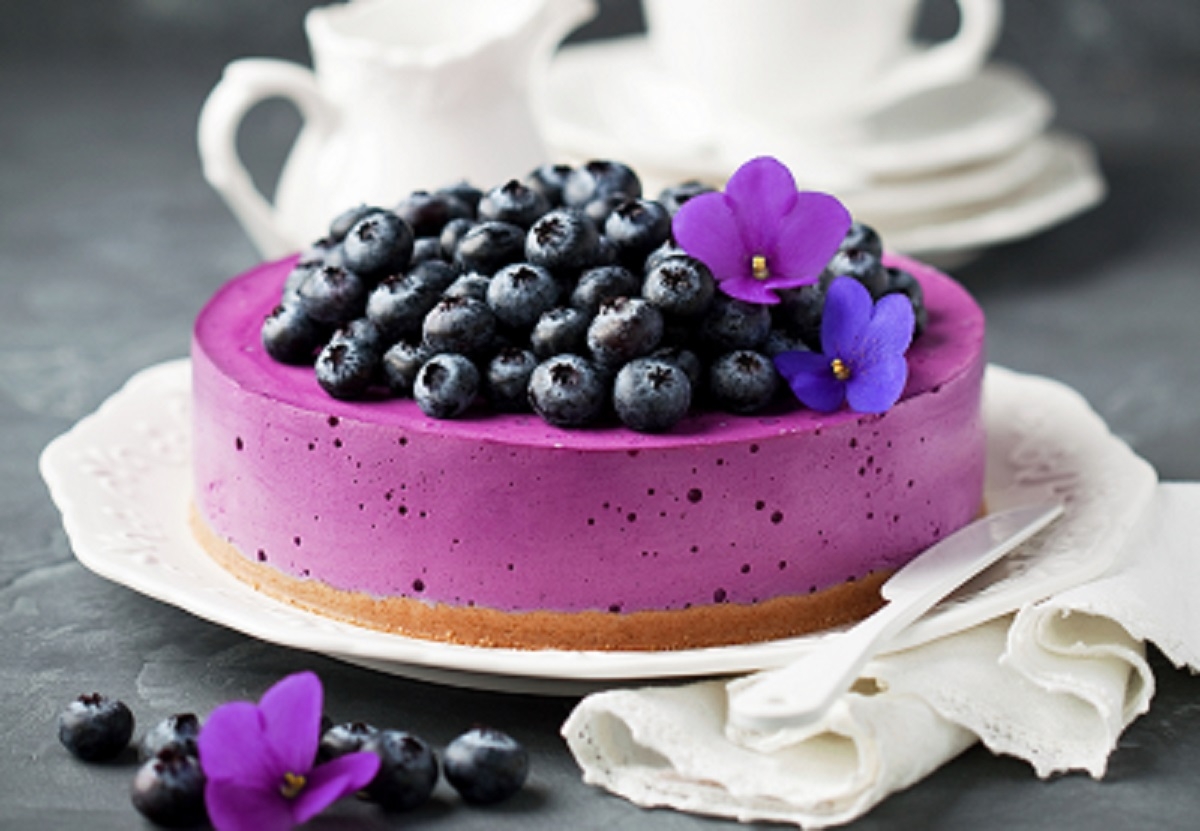 Le g�teau au fromage au bleuets, un v�ritable d�lice.