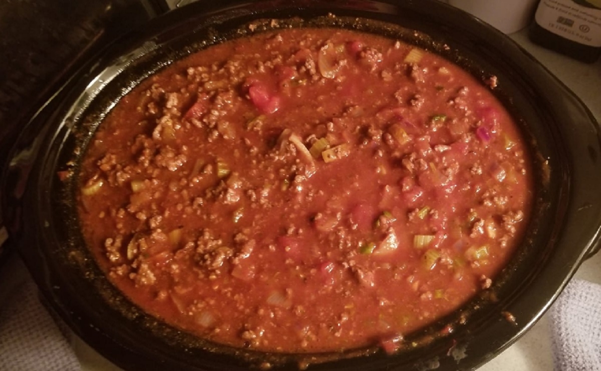 Recette: Sauce bolognaise  la mijoteuse.