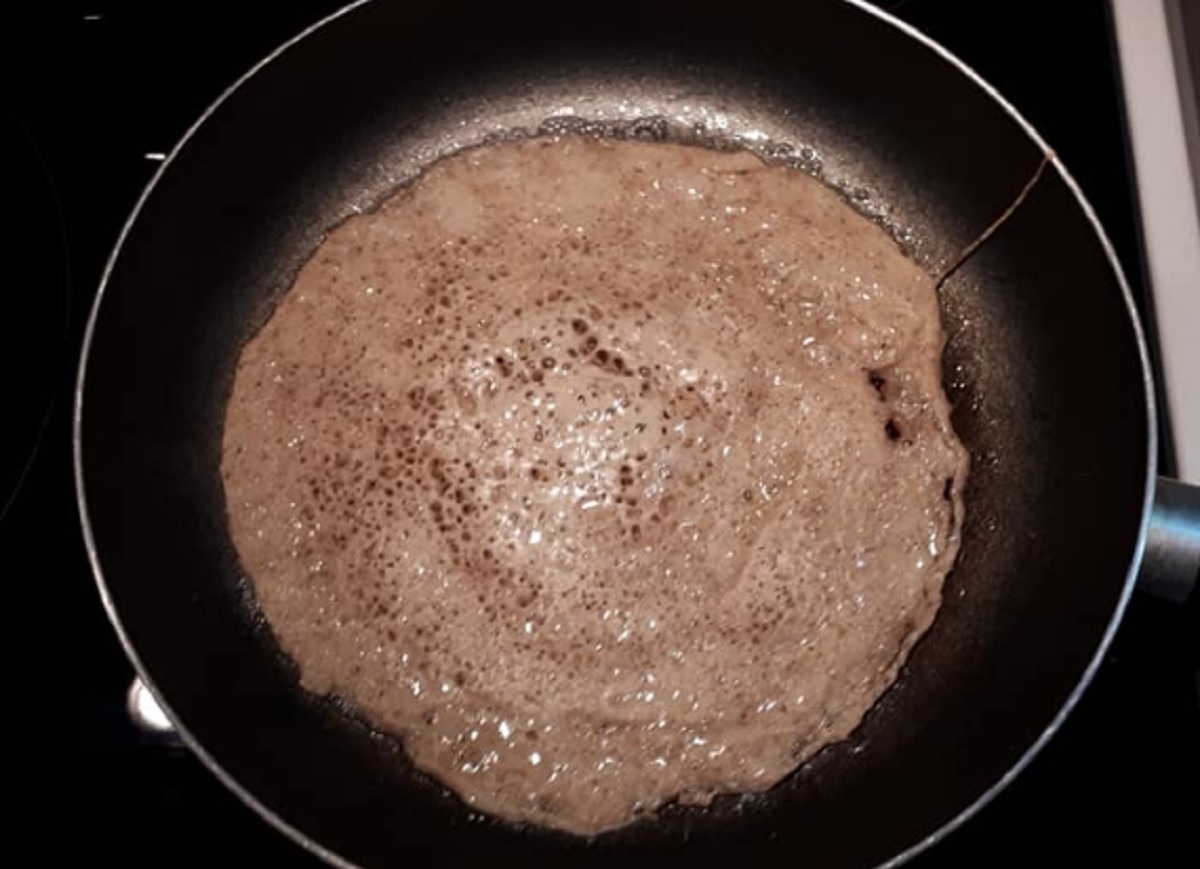 Recette: Crpes  la farine de sarasin de maman.