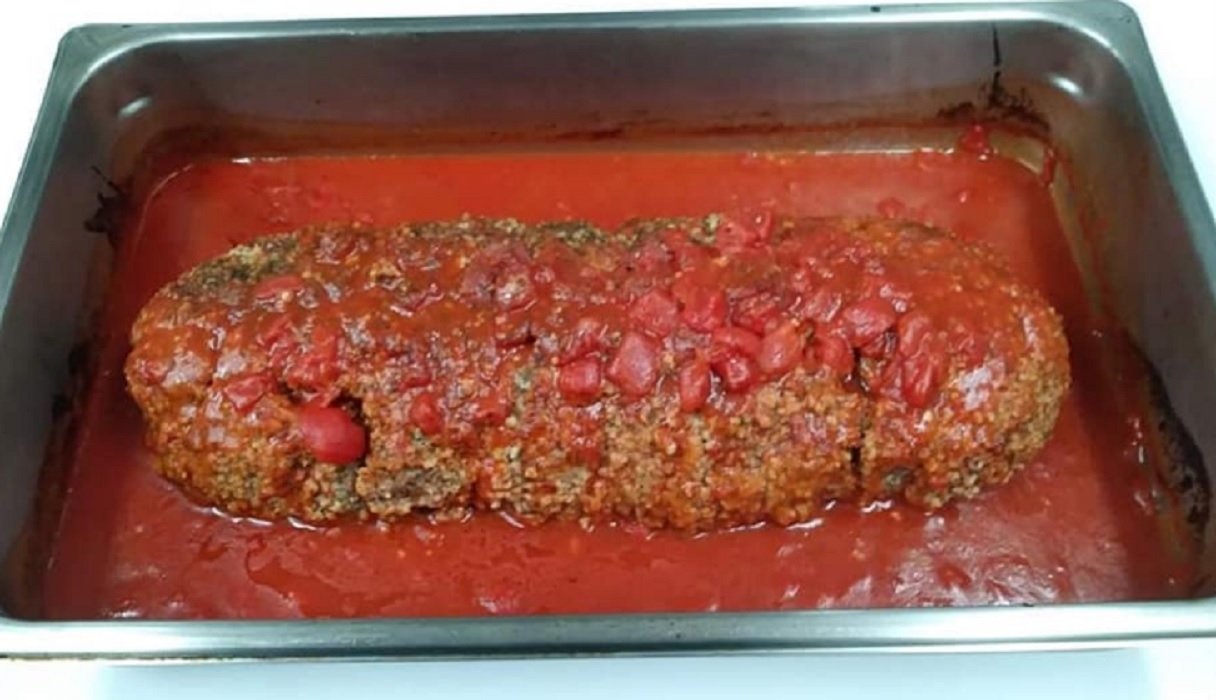 Recette: Pain de viande et sa sauce sucr�e.