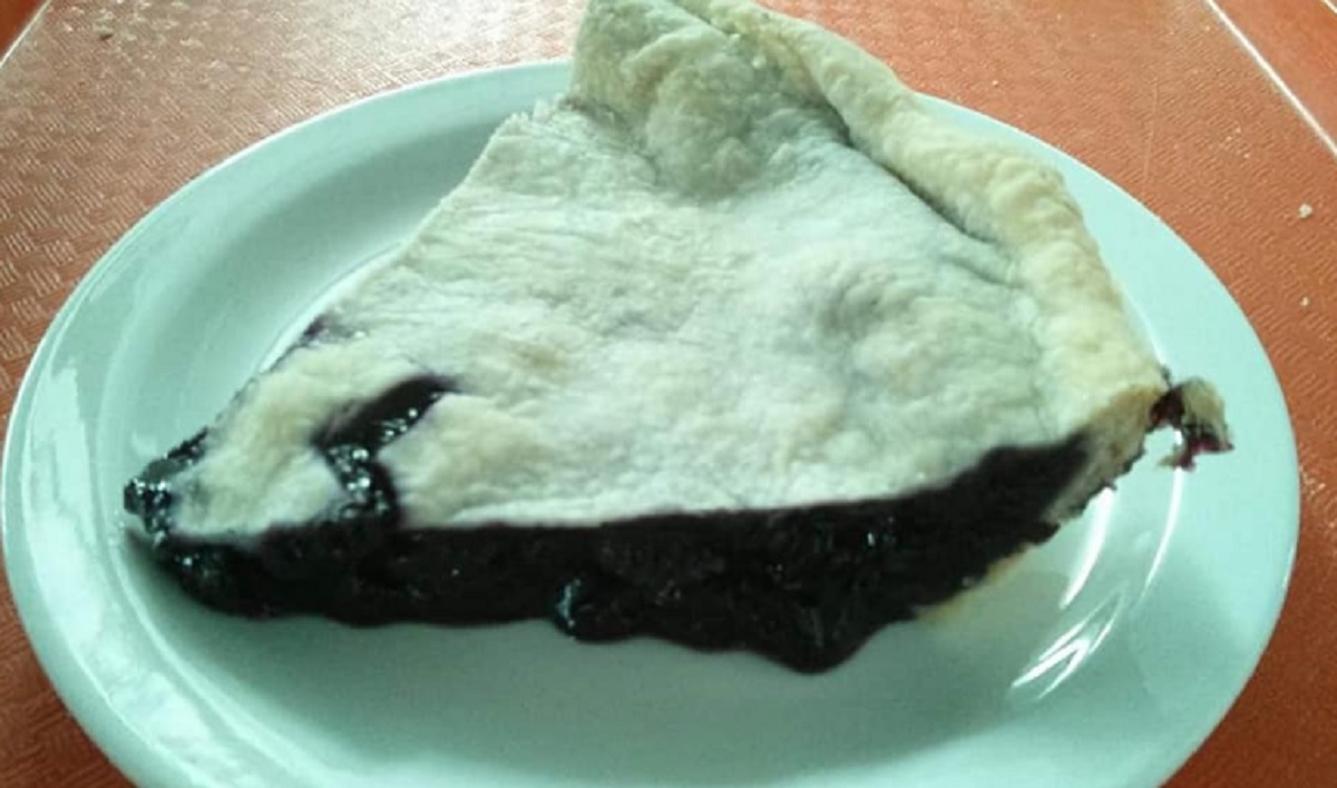 Recette: Tarte aux bleuets congel�s.