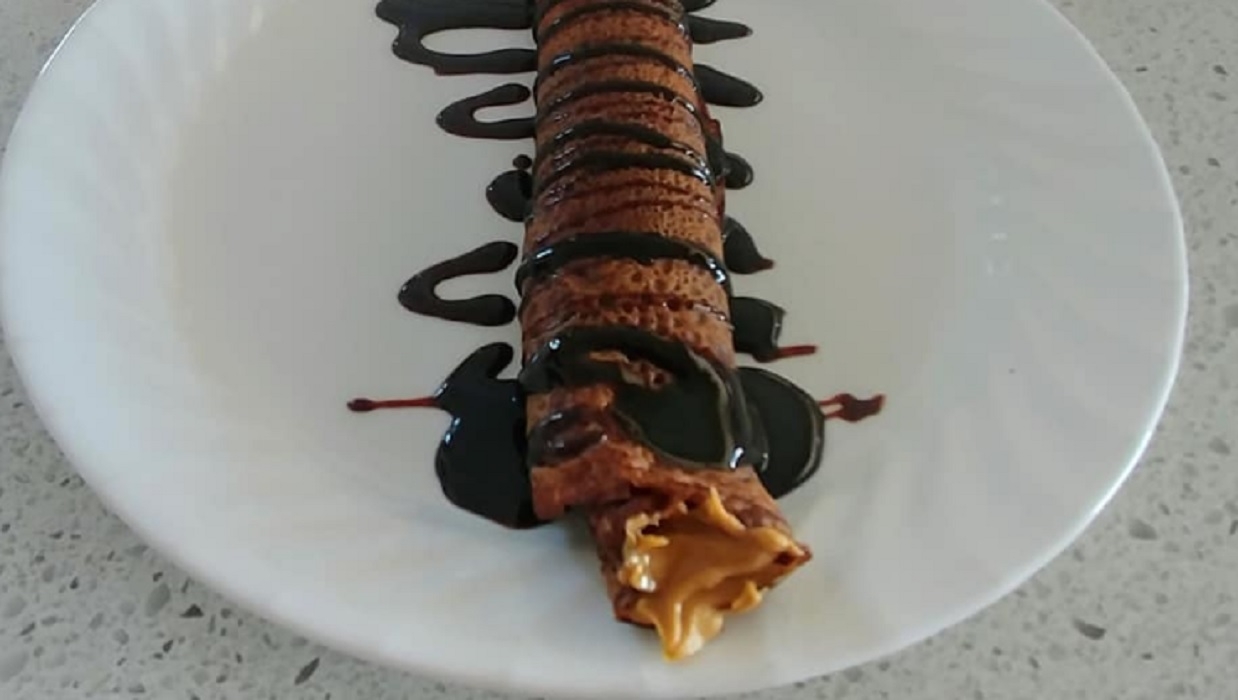 Recette: Cr�pes fines au chocolat.