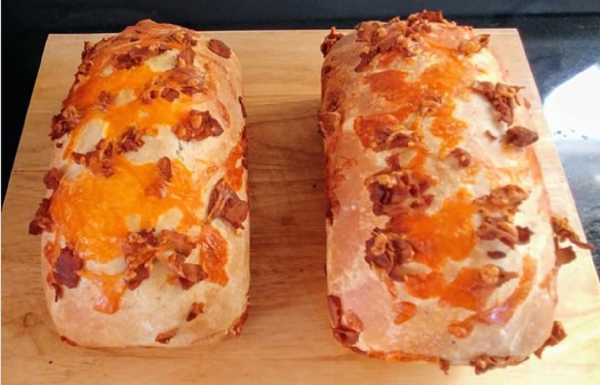 Recette: Painau bacon et cheddar fort.