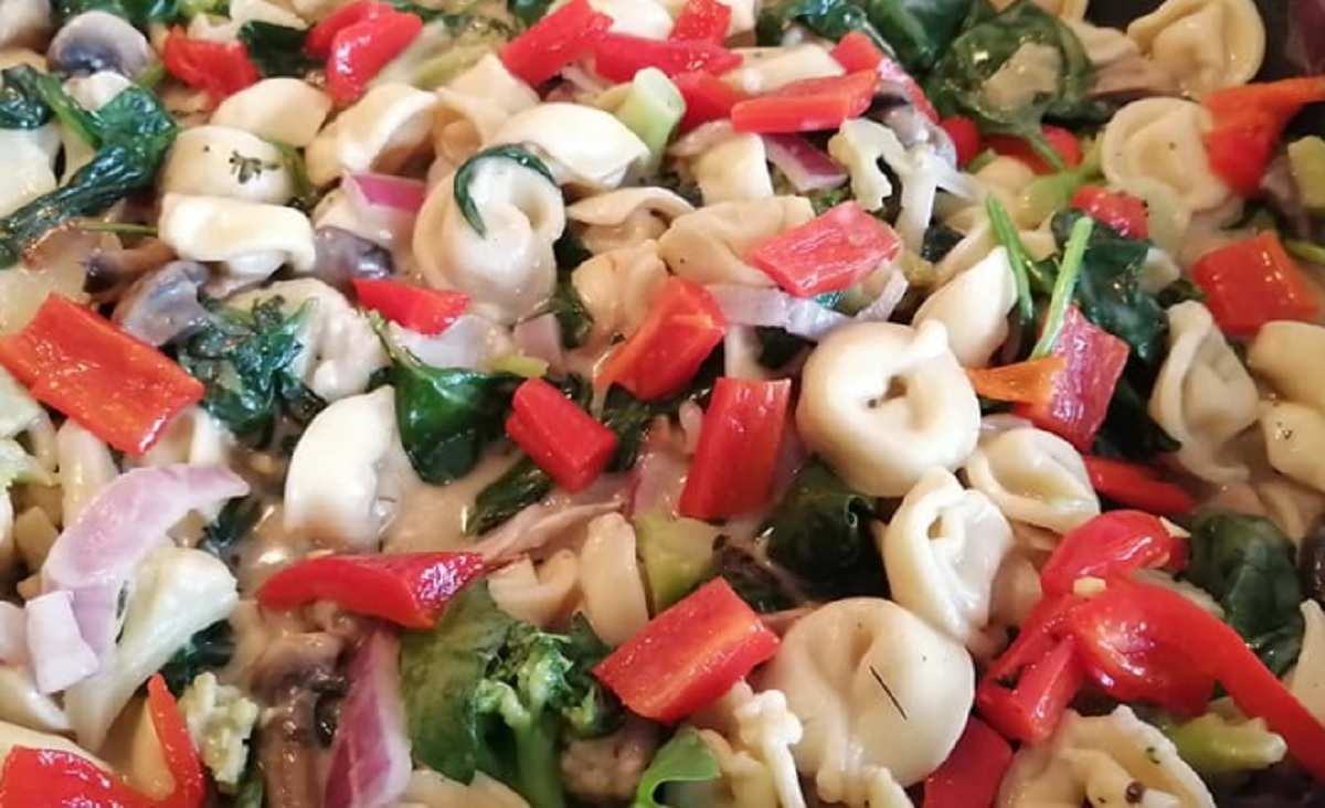 Recette: Salade de tortellinis.