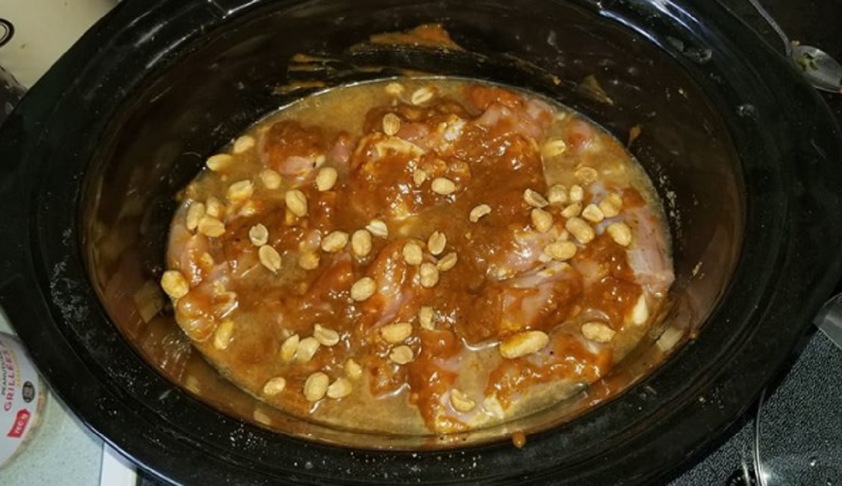 Recette: Poulet Tha� aux arachides � la mijoteuse.