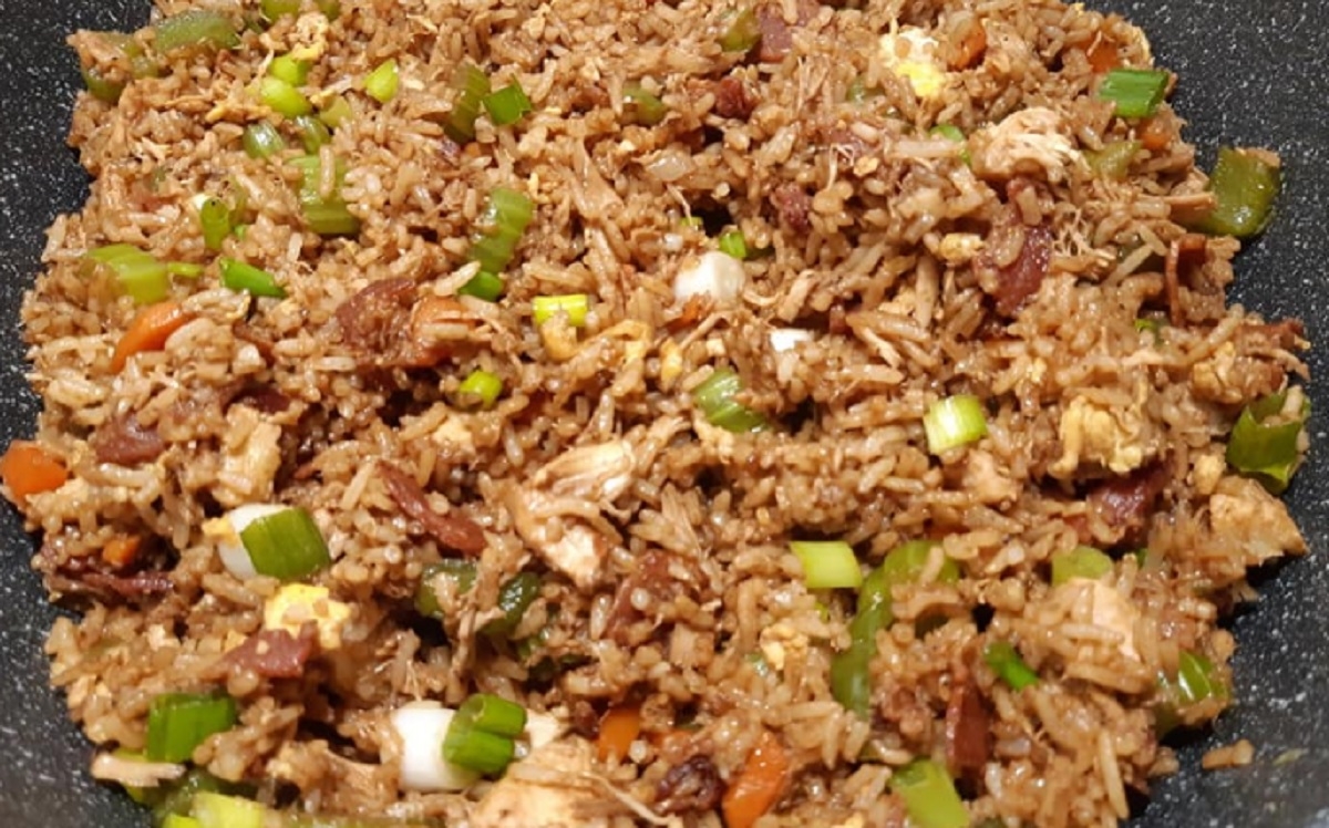 Recette: Riz au poulet et lgumes au four.