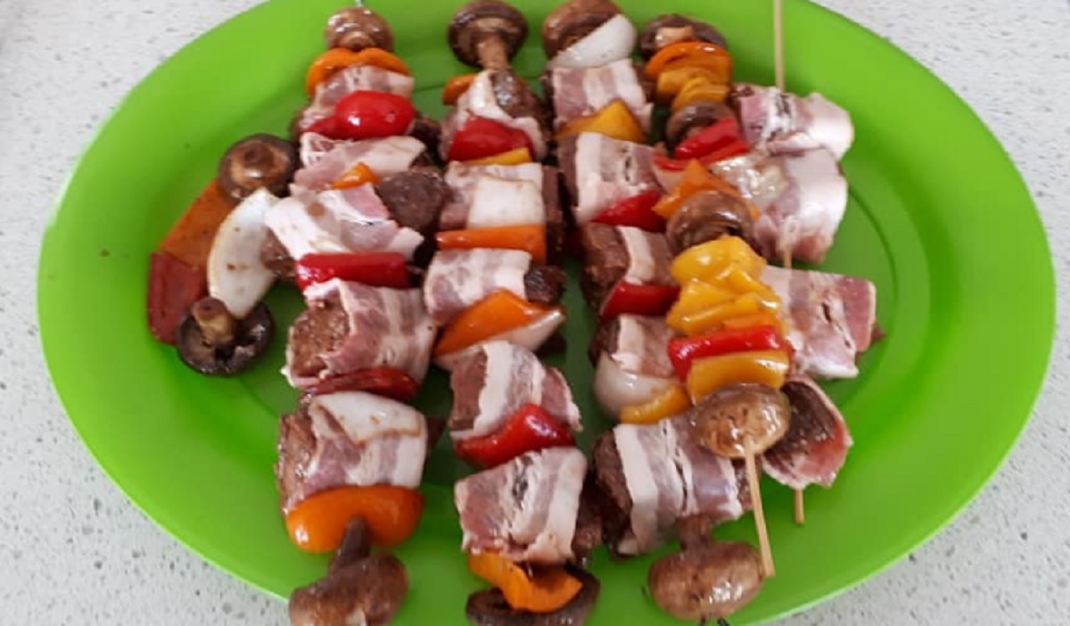 Recette: Brochette de caribou mariner.