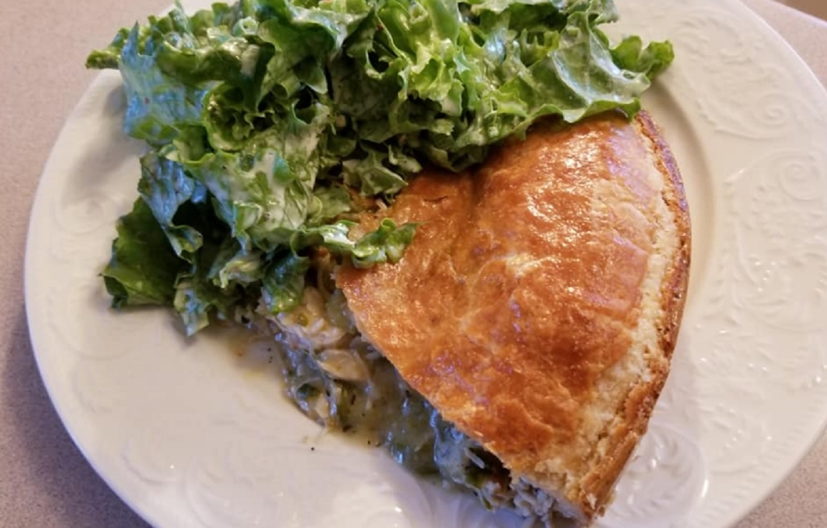 Recette: P�t� au poulet facile.