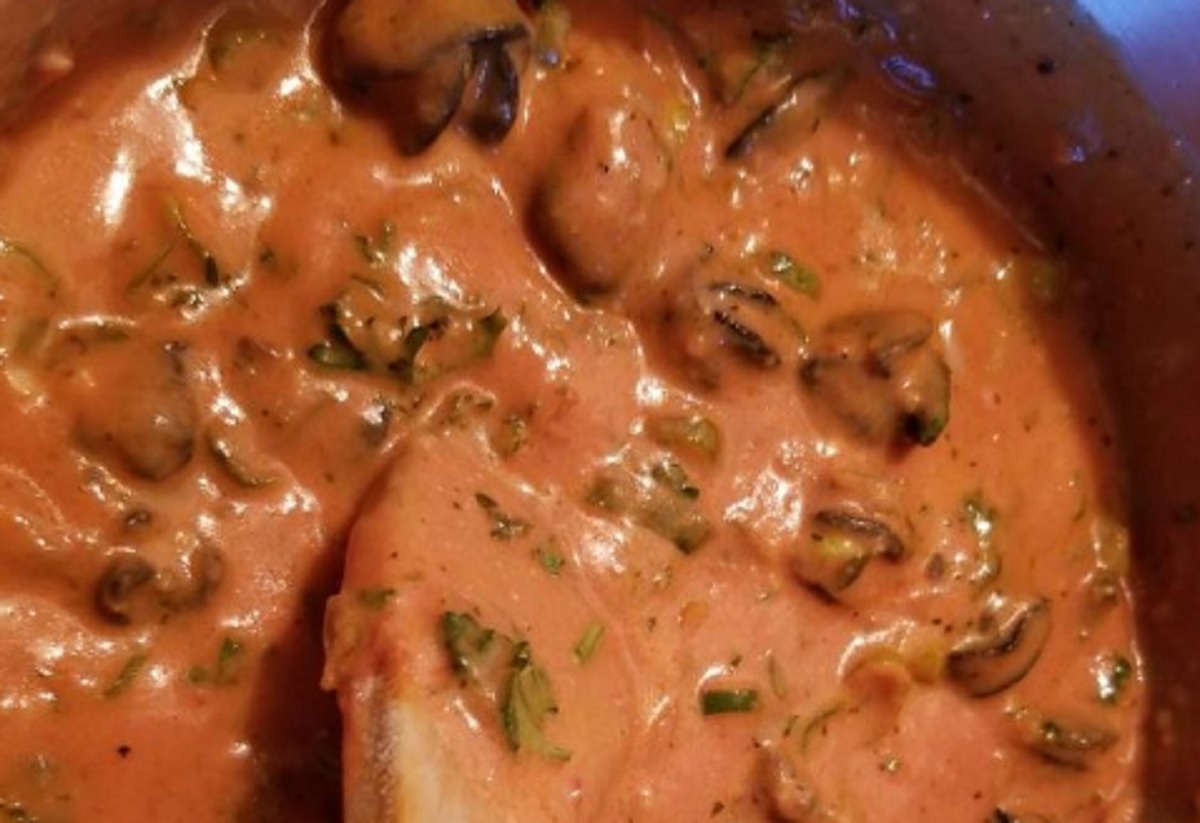 Recette: Sauce ros�e aux moules.