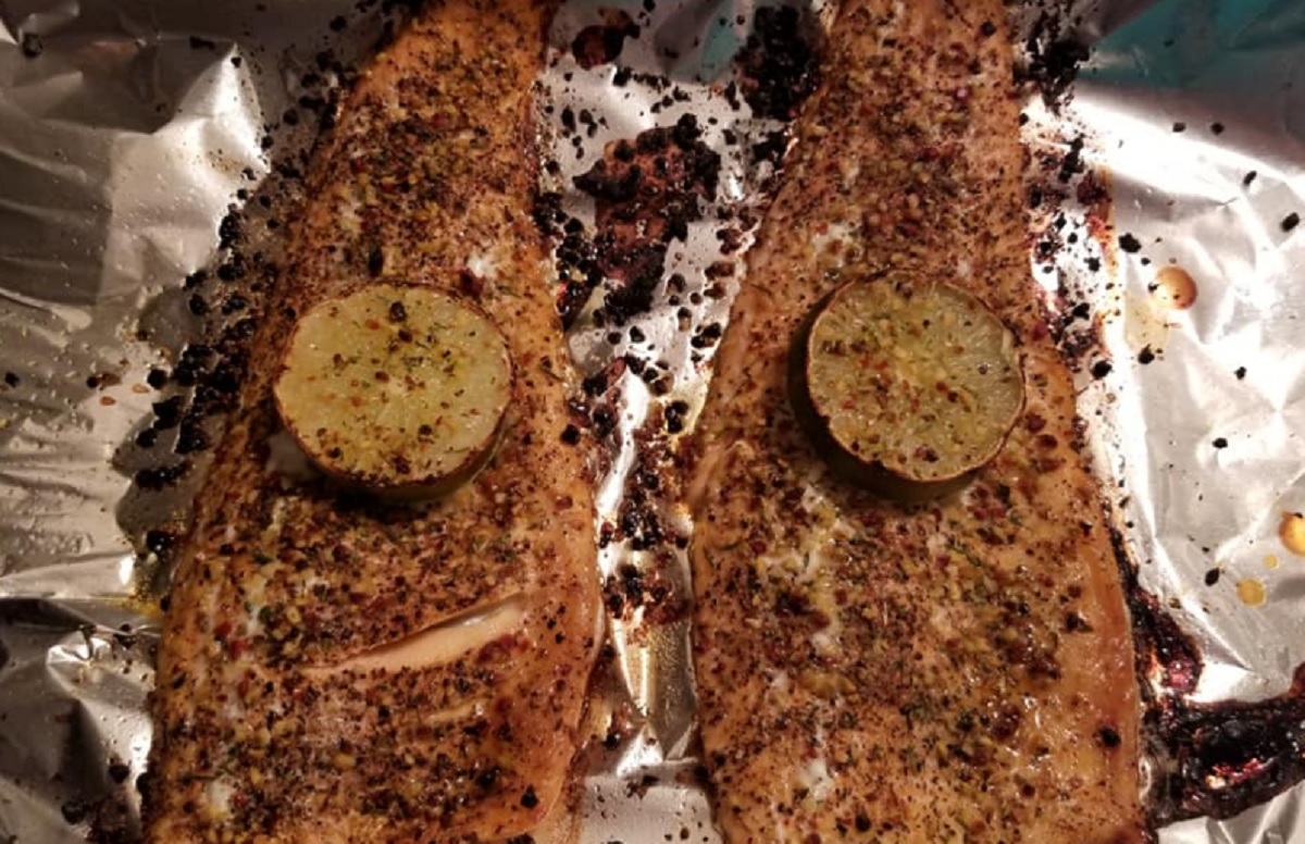 Recette: Filet de truite au four.