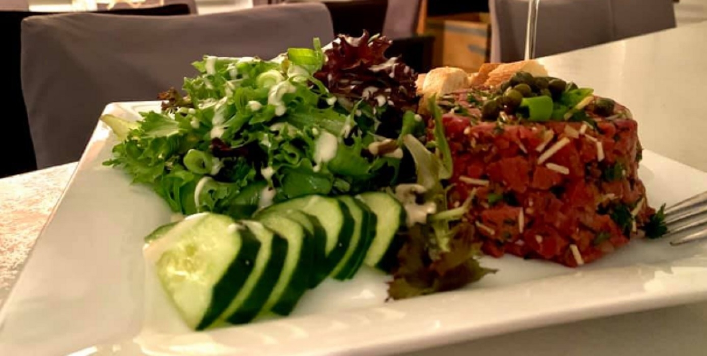 Recette: Tartare de boeuf au vinaigre balsamique.