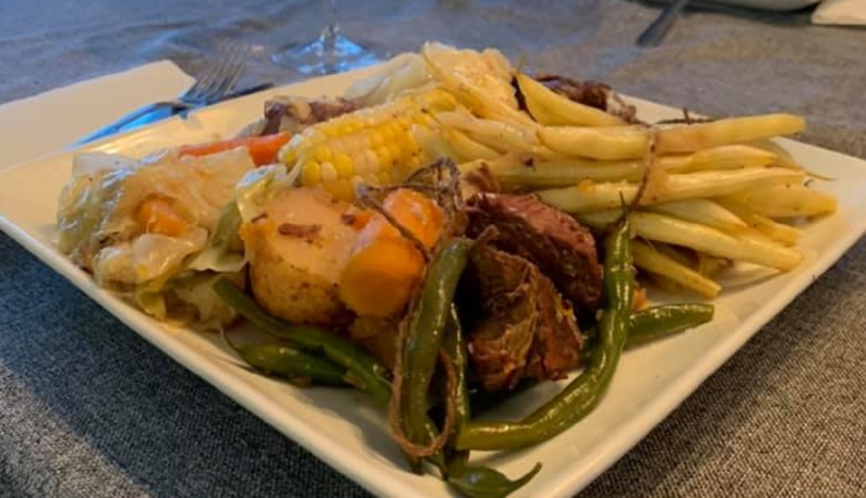 Recette: Bouilli de l�gumes de maman Dion.