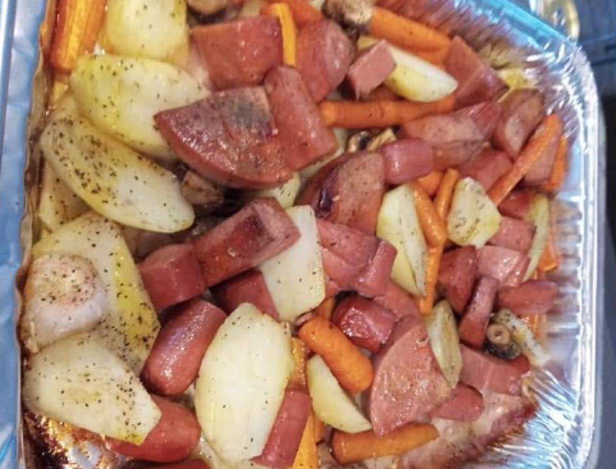 Recette: Papillote de bologne et l�gumes.