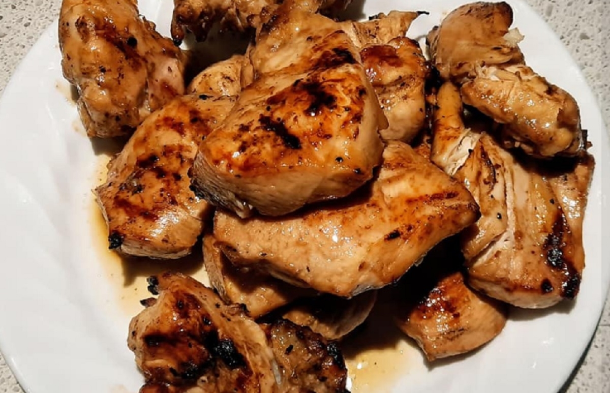 Recette: Hauts de cuisse de poulet  l'rable.