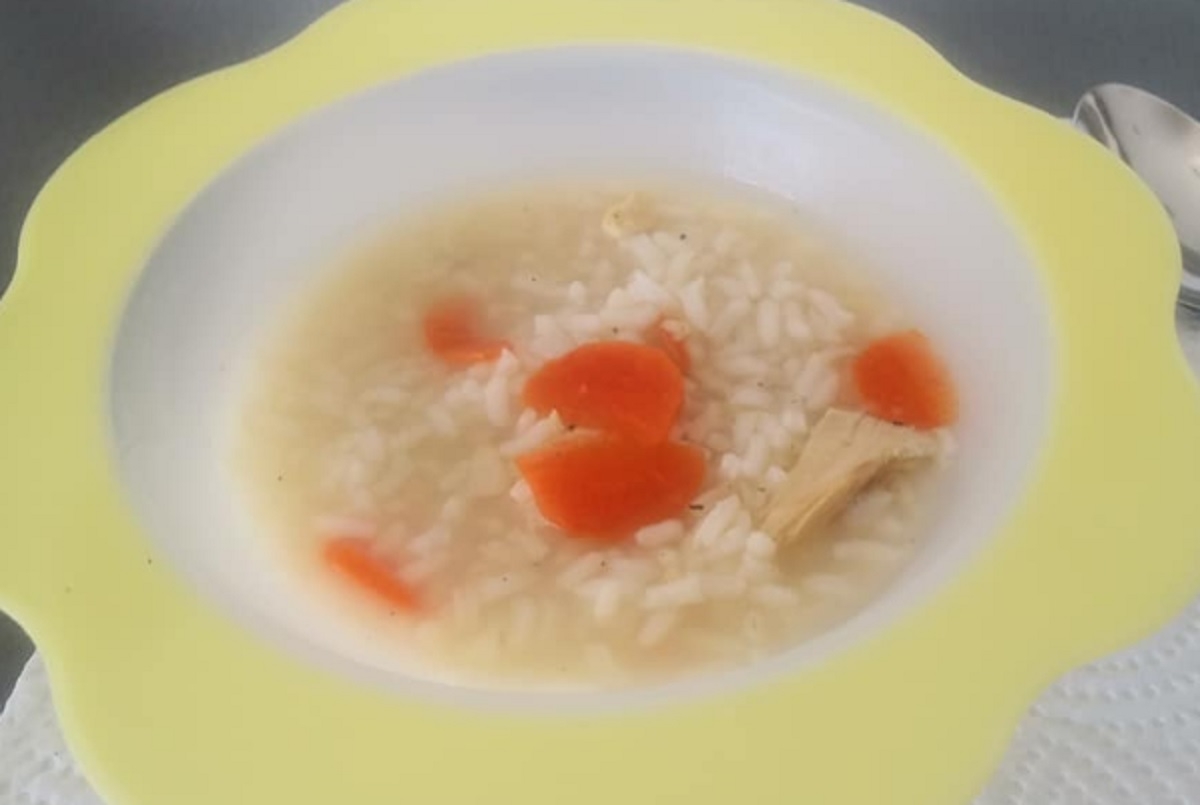 Recette: Soupe riz poulet.