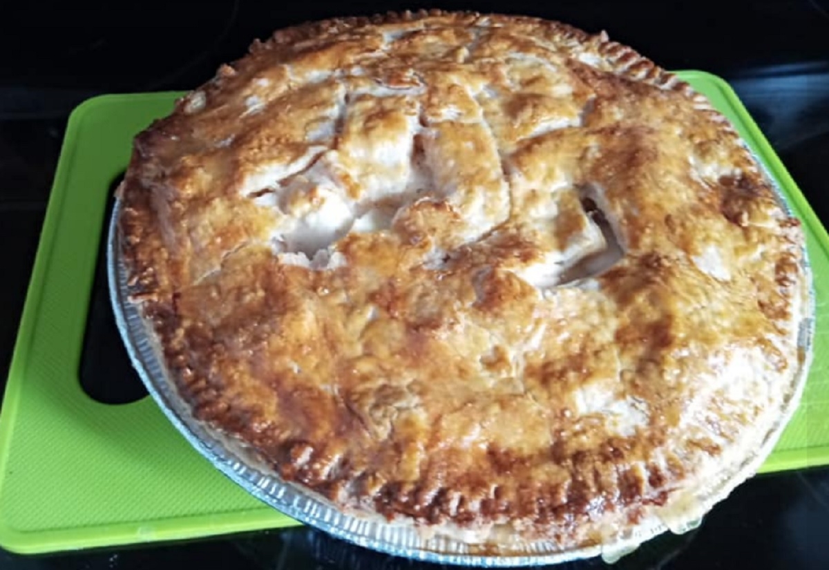 Recette: Tarte aux pomme cr�meuse.