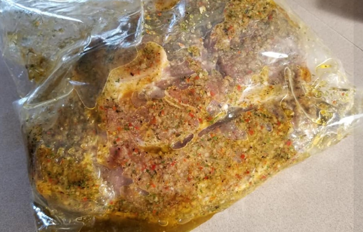 Recette: Marinade pour rti de porc dans l'paule.