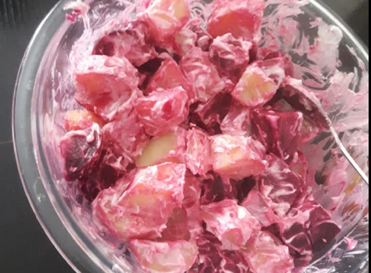 Recette: Salade de bettraves et pommes de terre.