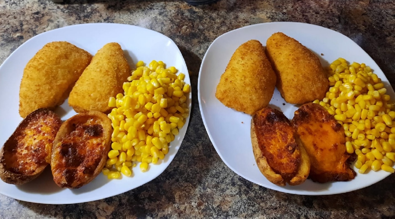 Recette: Poitrines de poulet pan� au parmesan croustillant.