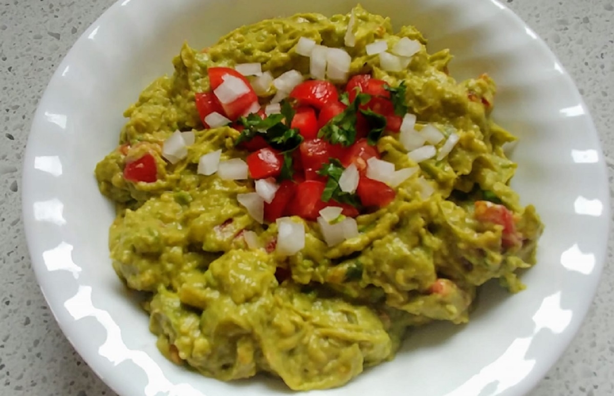Recette: Guacamole de mon mari.