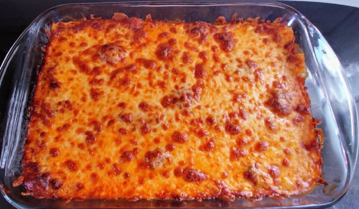 Recette: Gratin de saucisses en sauce.